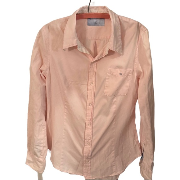 Garmentory G1 Women’s Pink Button Down Cotton Shirt Size Large - Picture 1 of 8